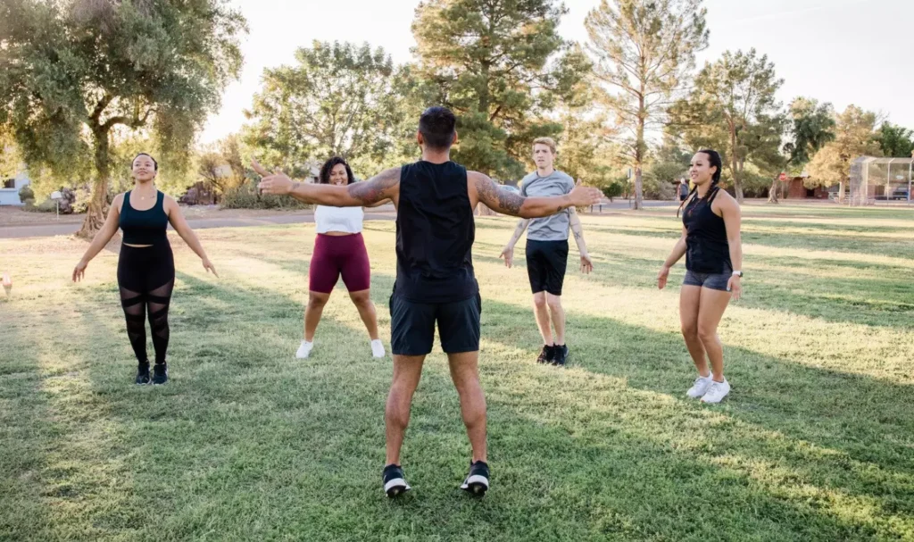 Buiten fitness hartcontroles en hartcheck