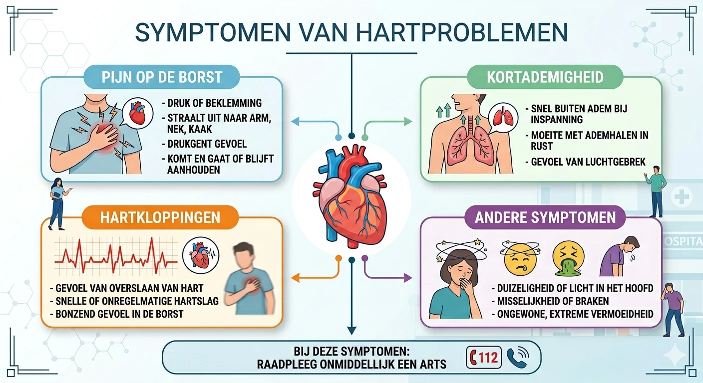 Diagram van symptomen van hartproblemen_resultaat