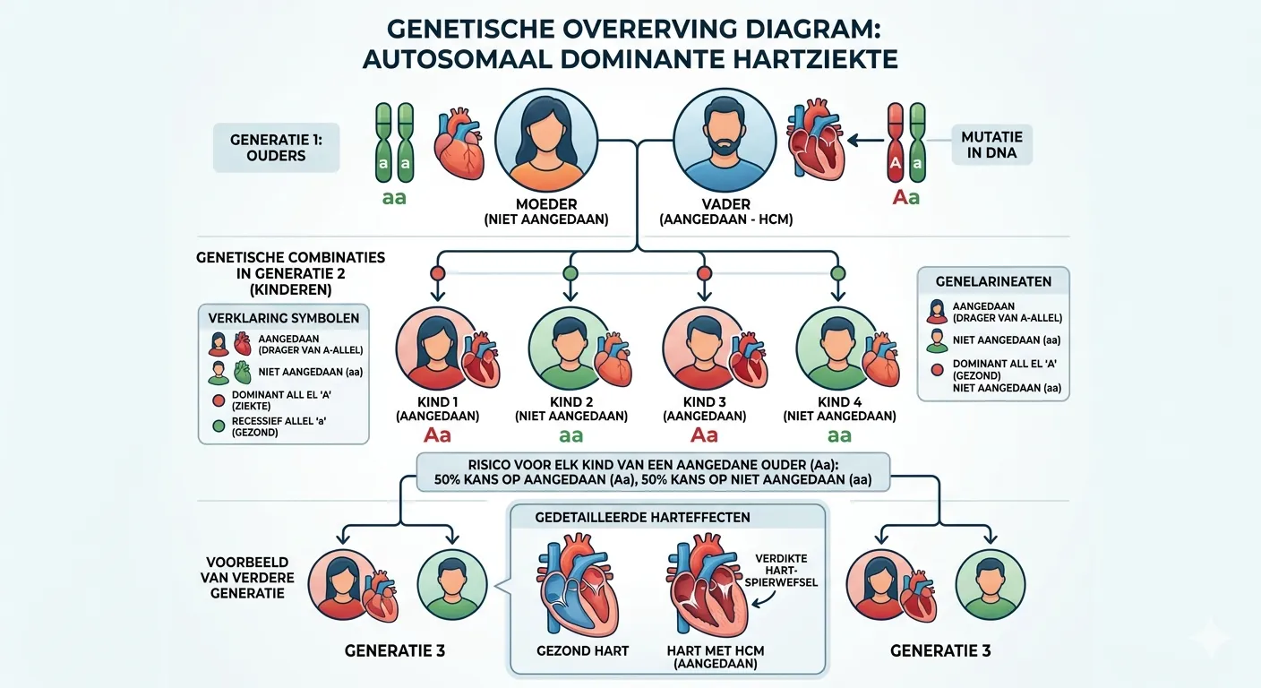 Genetische overerving diagram