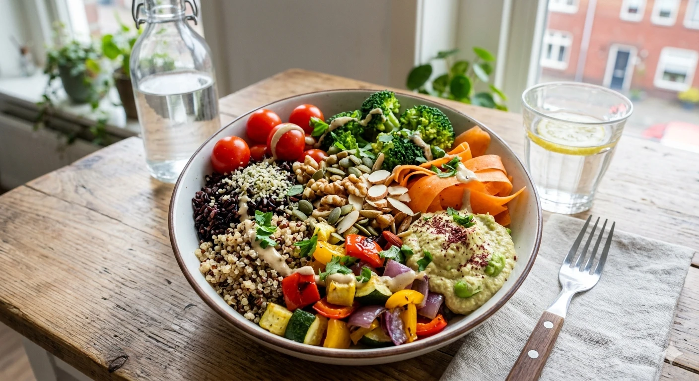 Gezonde vegan maaltijd voor hartpatiënten_resultaat