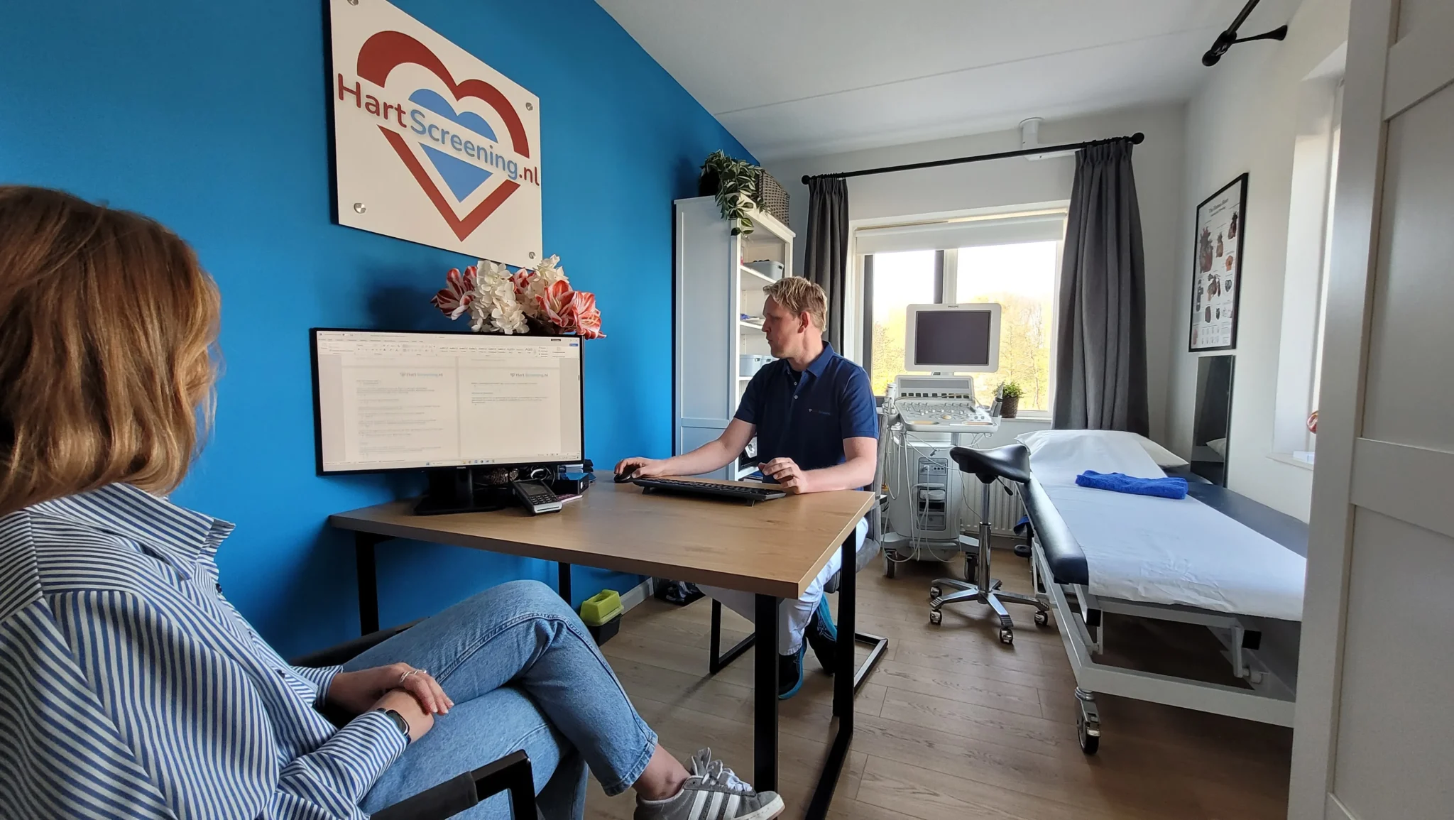 Intakegesprek met een medische vragenlijst, Hartscreening, hart controle en hart check in Noord Nederland Drachten, Friesland