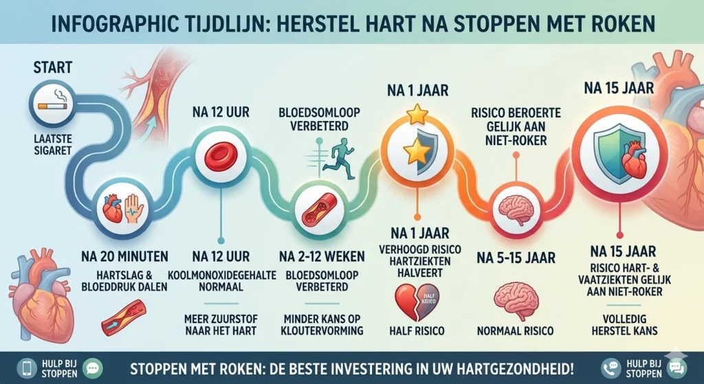 Stoppen met roken voordelen voor het hart tijdlijn_resultaat