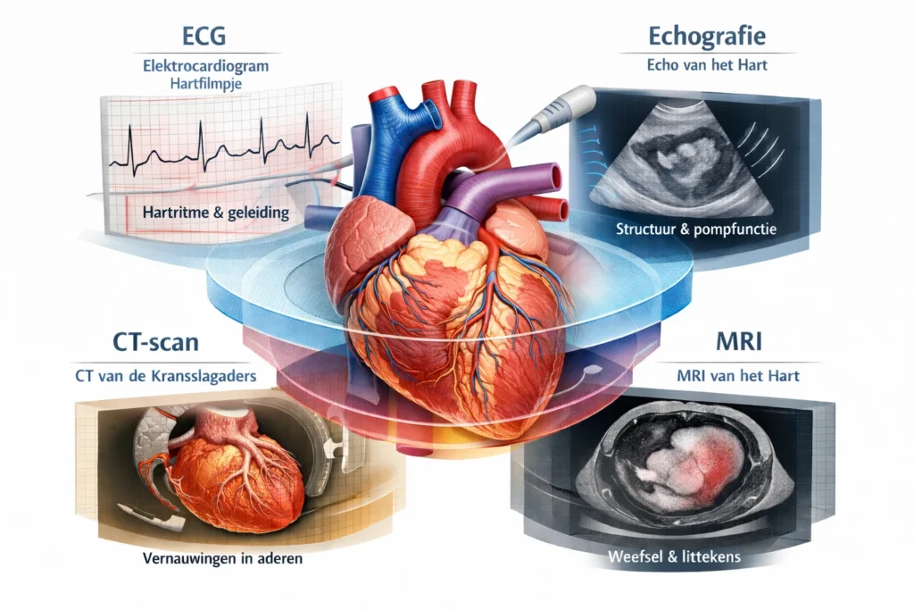 hartonderzoek ziekenhuis apparatuur MRI CT scan hartdiagnostiek